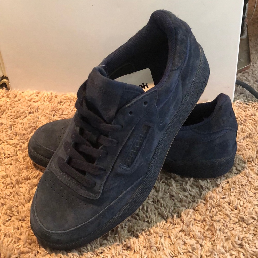 Blue suede Reebok’s